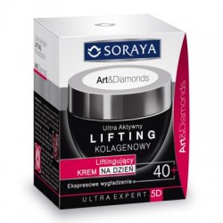 Soraya Art&Diamonds, liftinguj�cy krem do twarzy, na dzie�, 40+, 50ml