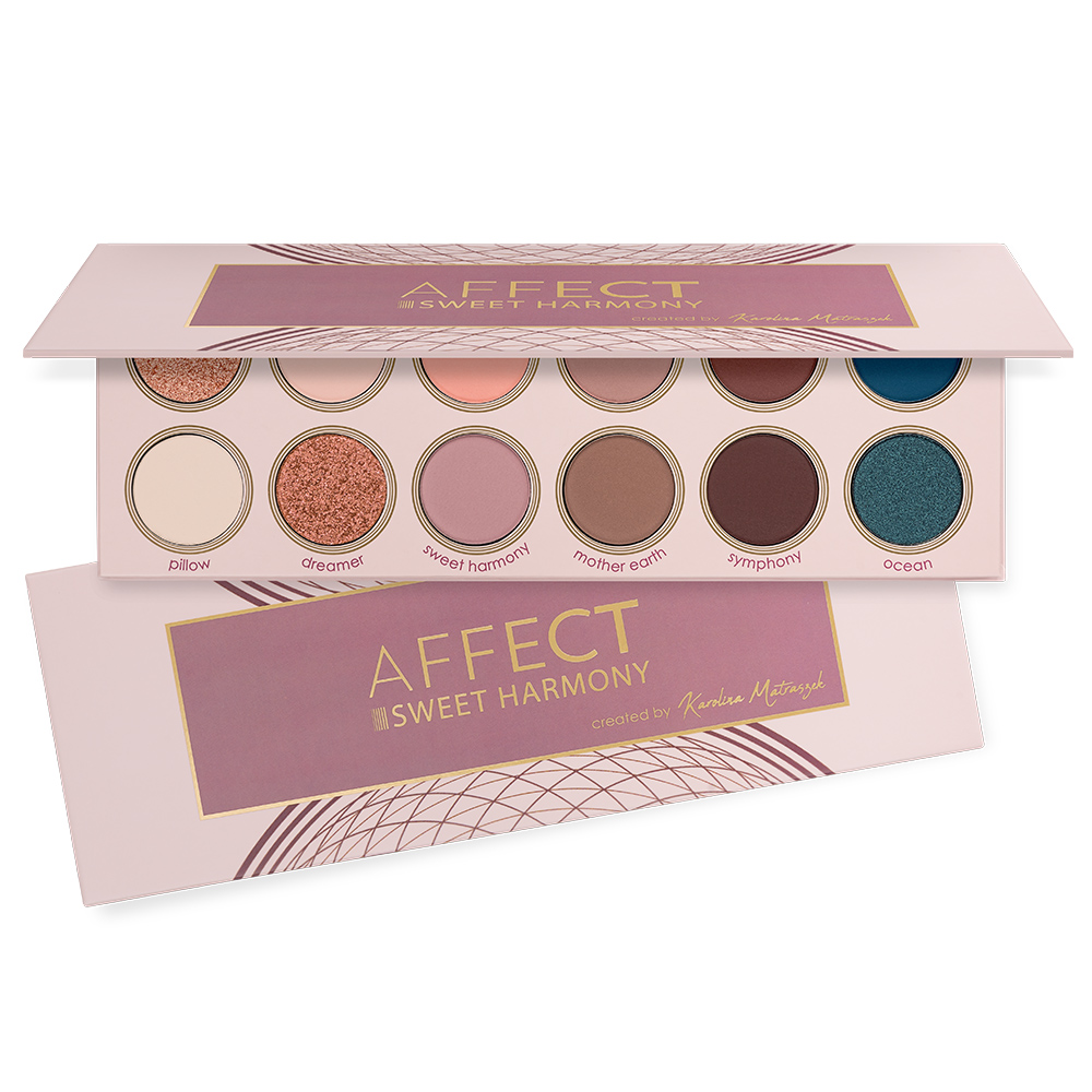 Affect Paleta Prasowanych Cieni Sweet Harmony