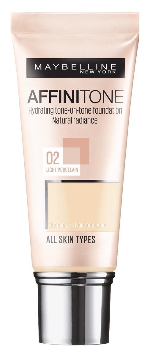 Maybelline New York Affinitone, podkład Light Porcelain, 30ml - Bodyland.pl