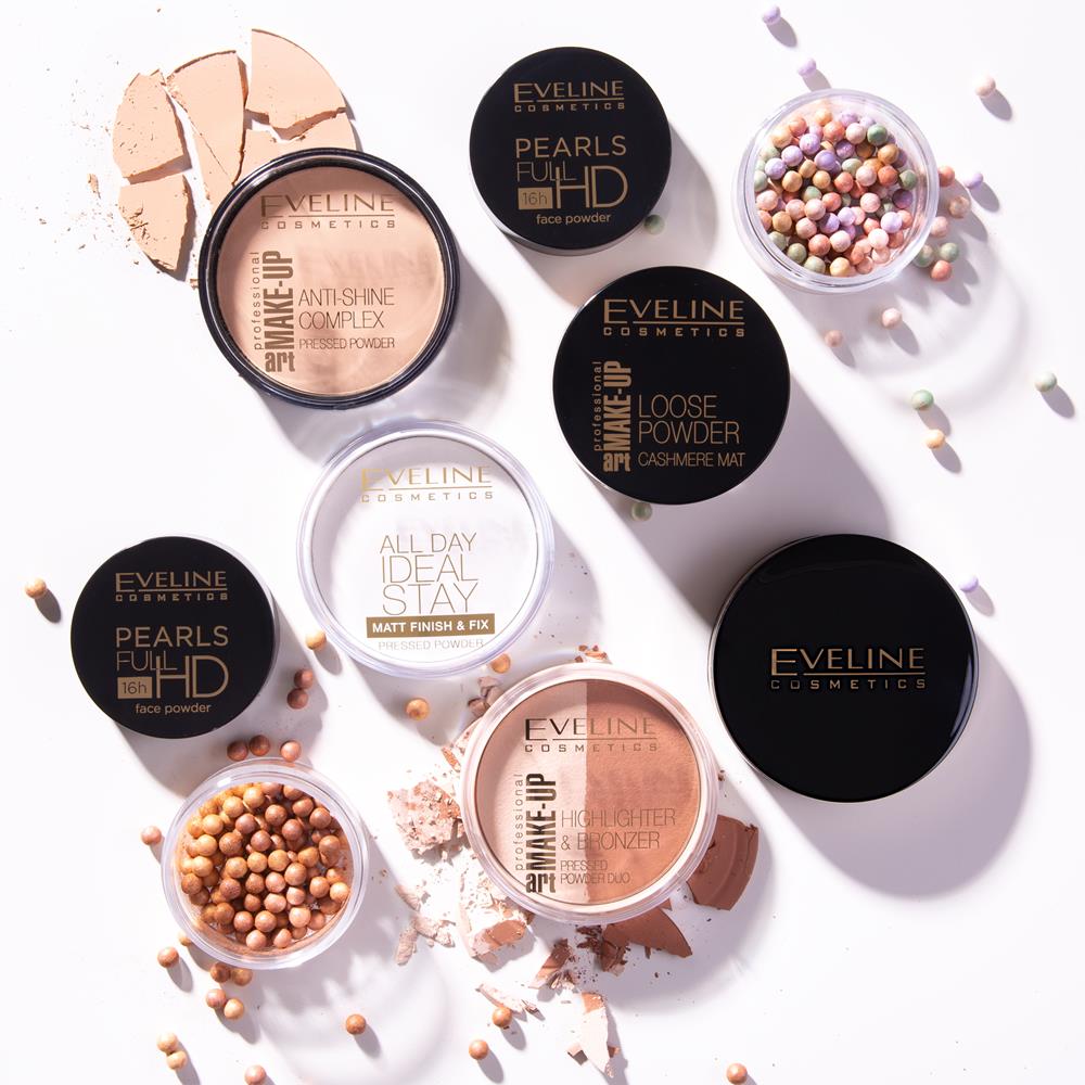 Eveline Celebrities Beauty, mineralny puder w kamieniu, 020 transparent ...