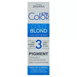 Joanna Ultra Color Pigment tonujący kolor włosów chłodny blond 100 g