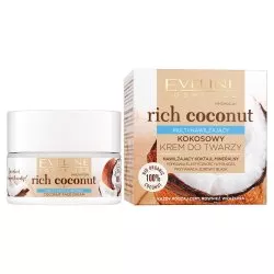 Eveline Rich Coconut, multi-nawilżający kokosowy krem do twarzy, 50ml