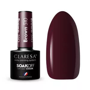 Claresa, Lakier hybrydowy, BROWN 310, 5g