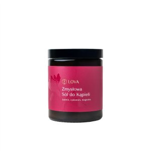 LOVA Zmysłowa sól do kąpieli Jaśmin Cyklamen Magnolia 180g