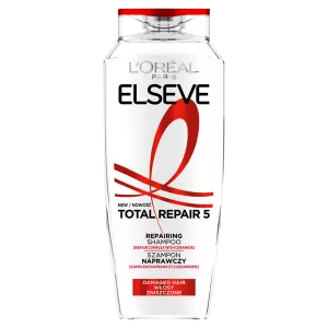 L'Oreal Paris Elseve Total Repair 5 Szampon Regenerujący do włosów zniszczonych, 400ml