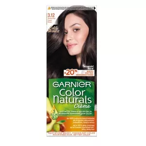 Garnier Color Naturals 3.12 Mroźny brąz, odżywcza farba do włosów, do 100% pokrycia siwych włosów