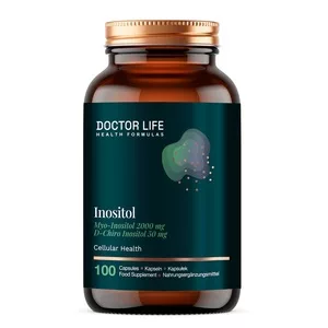 Doctor Life Inositol z Myo-Inozytolem i D-Chiro Inozytolem suplement diety 100 kapsułek