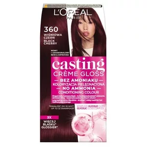 L'Oreal Paris Casting Creme Gloss farba do włosów 360 Wiśniowa Czerń