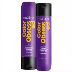 Matrix Color Obsessed, zestaw do włosów farbowanych, szampon + odżywka