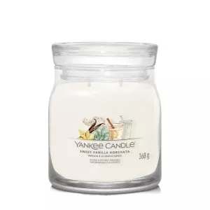 Yankee Candle Średnia świeca zapachowa Sweet Vanilla Horchata 368g