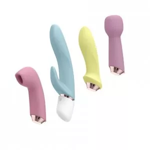 Satisfyer Marvelous Four wibrator z wymiennymi nakładkami