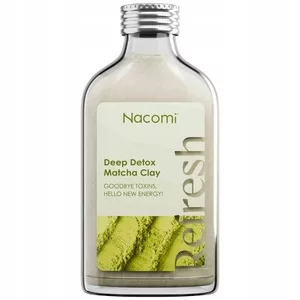 Nacomi Deep Detox Matcha Clay, oczyszczająca glinka do twarzy z matchą, matcha, 100ml