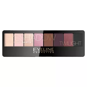 Eveline Professional Eyeshadow Palette, paleta 8 cieni do powiek, twilight