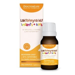 Doctor Life Laktoferyna bLF Infants + Kids 100mg suplement diety dla dzieci w kroplach 10ml