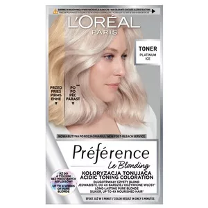 L'Oreal Paris Preference Le Blonding koloryzacja tonizująca do włosów Platinum Ice