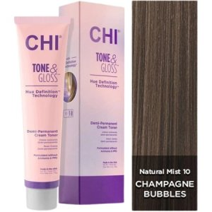 CHI Tone & Gloss, toner do włosów, Champagne Bubbles, 85g