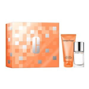 Clinique Happy zestaw perfumy spray 30ml + krem do ciała 75ml (W)