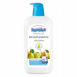 Bambino Rodzina żel pod prysznic hiperdelikatny Gruszka, dla dzieci i dorosłych, 1000ml