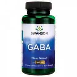 Swanson GABA 500mg 100 kaps