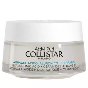 Collistar, Attivi Puri Hyaluronic Acid + Cermides Aquagel nawilżający krem-żel z kwasem hialuronowym i ceramidami 50ml