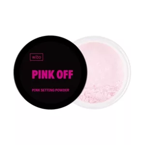 Wibo Pink Off Setting Powder różowy puder utrwalający makijaż 7g
