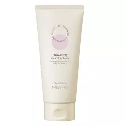 Missha Creamy Latte Cleansing Foam kremowa pianka oczyszczająca do twarzy Strawberry 172ml