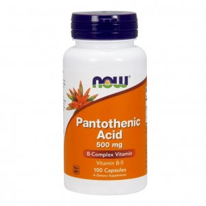 Now Foods Pantothenic Acid 500mg suplement diety 100 kapsułek