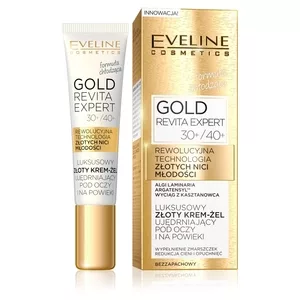 Eveline Gold Revita Expert, krem-żel ujędrniający pod oczy i na powieki, 30+/40+, 15ml