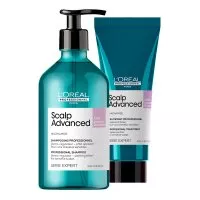 Loreal Scalp Advanced, zestaw kojący skórę głowy, szampon + krem