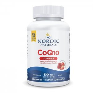 Nordic Naturals CoQ10 Gummies suplement diety w żelkach Truskawka 60szt