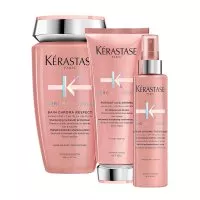 Kerastase Chroma Absolu, zestaw do włosów koloryzowanych, szampon + odżywka + termoochrona