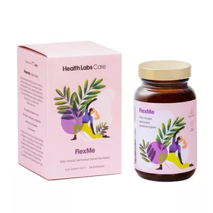 HealthLabs FlexMe wspomagający prawidłowe funkcjonowanie stawów i poprawę elastyczności układu kostno-stawowego suplement diety 60 kapsułek