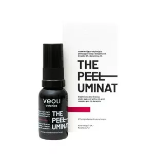 Veoli Botanica The Peeluminator, rozświetlająco-napinający peeling pod oczy, 15ml