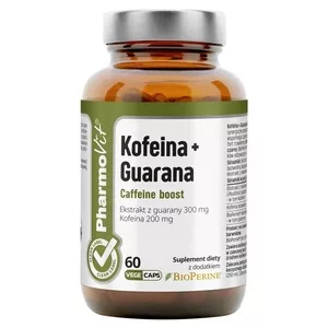 Pharmovit Kofeina + Guarana suplement diety 60 kapsułek