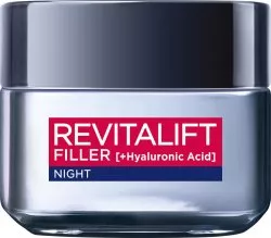 L'Oreal Paris Revitalift Filler Krem przeciwzmarszczkowy na noc z kwasem hialuronowym, 50ml