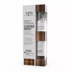 Apis Coffee Shot, Home Terapis, Biorewitalizujące serum pod oczy z kwasem kawowym i olejem z nasion kawy, 10ml