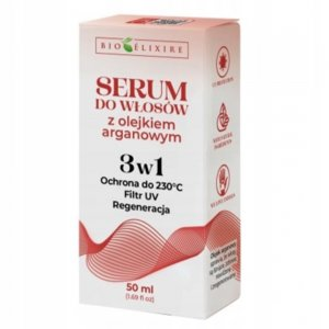 Bioelixire Argan Oil, serum z filtem UV do włosów, 50ml