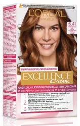 L'Oreal Paris Excellence Creme Farba do włosów 6.41 Jasny bursztynowy brąz