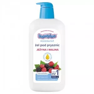 Bambino Rodzina hiperdelikatny żel pod prysznic dla dzieci i dorosłych, Jeżyna i Malina 1000ml