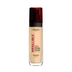 L'Oreal Paris Infaillible 32H Fresh Wear, podkład do twarzy, 130 Cool Rose, 30ml