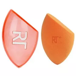 Real Techniques Miracle Complexion Sponge + Travel Sponge Case gąbka do makijażu + podróżne etui