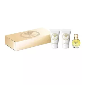 Versace Eros Pour Femme zestaw woda perfumowana 5ml + balsam do ciała 25ml + żel pod prysznic 25ml (W)