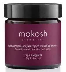 Mokosh, wygładzająco-oczyszczająca maska do twarzy, figa z węglem, 60ml