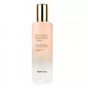FarmStay Rice & Bifida Brightening Toner rozjaśniający tonik do twarzy z ryżem i fermentami 120ml