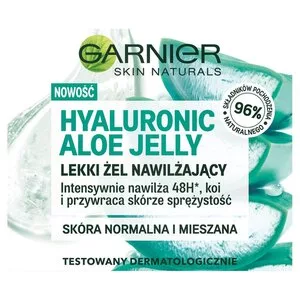 Garnier Hyaluronic Aloe Jelly Lekki żel-krem nawilżający do twarzy z kwasem hialuronowym i ekstraktem z aloesu 50ml