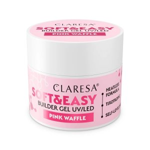 Claresa Soft& Easy Builder Gel żel budujący Pink Waffle 12g