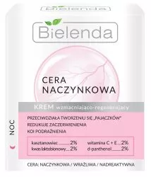 Bielenda Cera naczynkowa, krem wzmacniająco-regenerujący na noc, 50ml