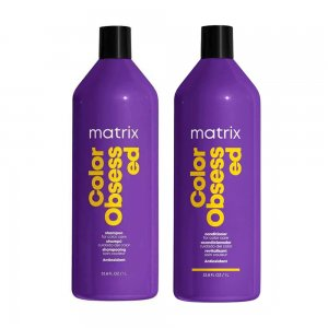 Matrix Color Obsessed, zestaw XL do włosów farbowanych, szampon + odżywka