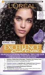 L'Oreal Paris Excellence Cool Creme Trwała Farba do Włosów 3.11 Ultrapopielaty Ciemny Brąz