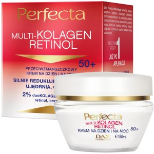 Perfecta Multi-Kolagen Retinol przeciwzmarszczkowy krem na dzień i na noc 50+ 50ml